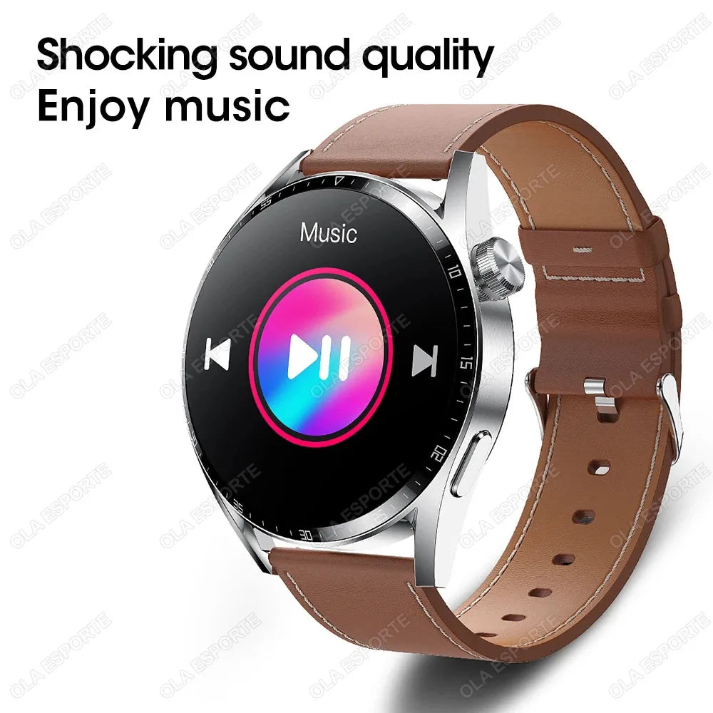 For Android IOS Smart Watch Men 240*240 IPS Screen Bluetooth Calls Smarthwhatch Heart Rate Monitoring Smartwatch Women 2024 New