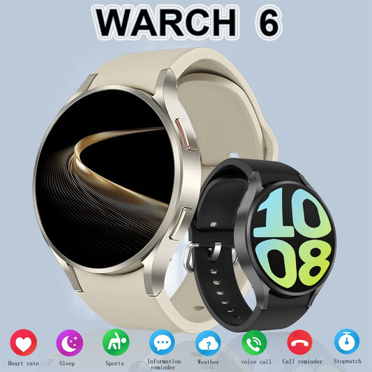 Smart Watch 6 Bluetooth Call Heart Rate Custom Dials Sport Men Woman Health Monitor Smartwatch  Man Good value 2024 New Smart