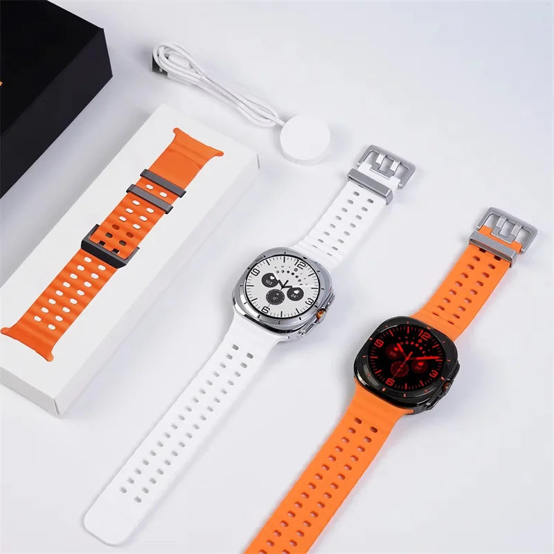 W7 AMOLED Smart Watch Ultra 7 Ai Dail 3D Menu SOS Compass Men Women Bluetooth Call Wireless Charging Sport Smartwatch