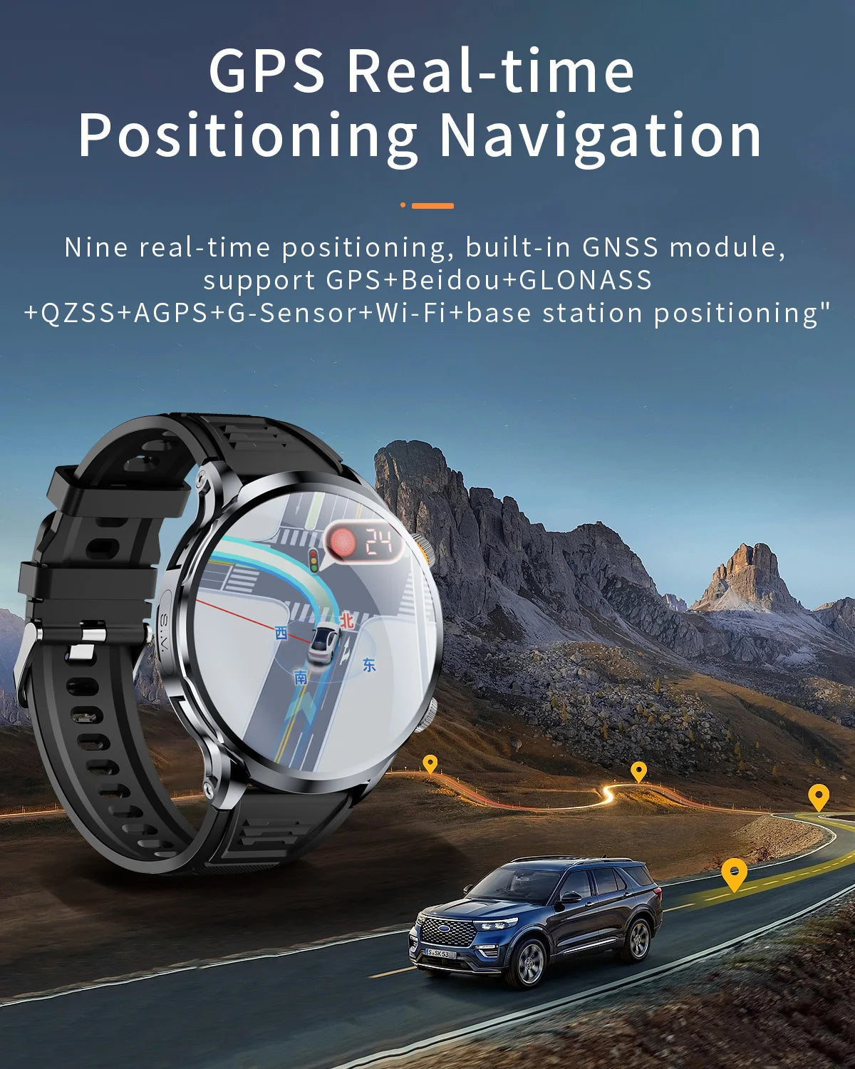 4G/5G Call Smart Watch GPS WIFI High Definition Shooting 98% Adobe RGB Video Call NFC 3D positioning navigation 128GB Smartwatch