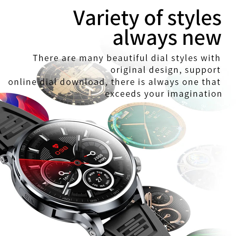 NEW H18 Smart Watch 4G Full Netcom Android Smartwatch With 1.95 inch 490*490 HD Display Camera GPS Wifi Heart Rate Video Calls