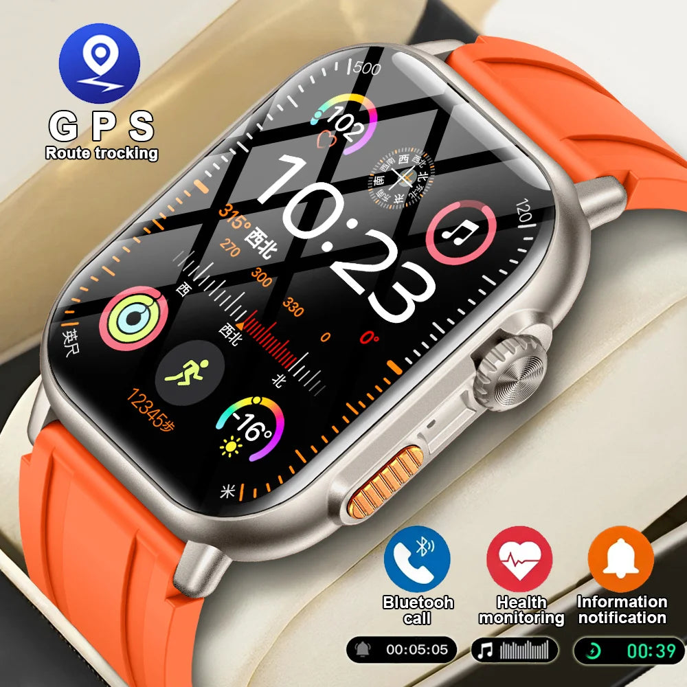 T10 Ultra 2 Smart Watch Gen 2 NFC 49mm Men Women GPS Track Bluetooth Call BT Music Games Wireless Charging Smartwatch