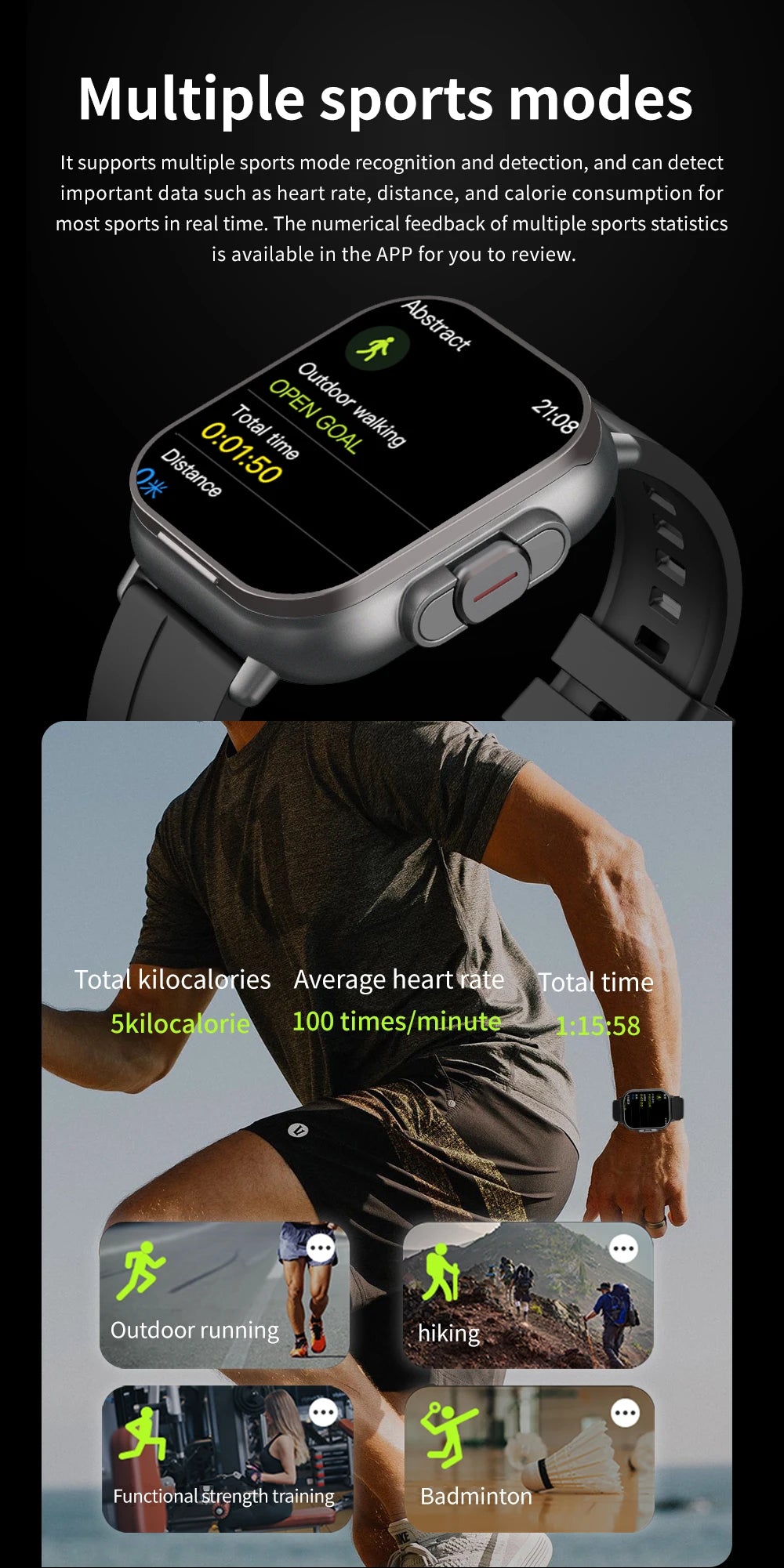 2024 NEW Headset Smart Watch TWS Two In One Wireless Bluetooth Dual Headset Call Health Blood Pressure Sport BT Music Smartwatch