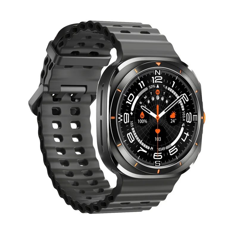 W7 AMOLED Smart Watch Ultra 7 Ai Dail 3D Menu SOS Compass Men Women Bluetooth Call Wireless Charging Sport Smartwatch