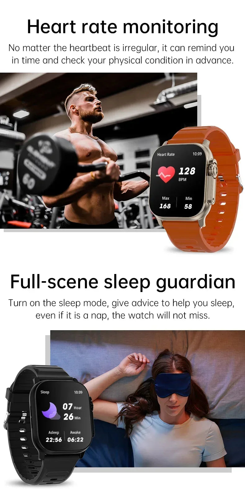 T10 Ultra 2 Smart Watch Gen 2 NFC 49mm Men Women GPS Track Bluetooth Call BT Music Games Wireless Charging Smartwatch