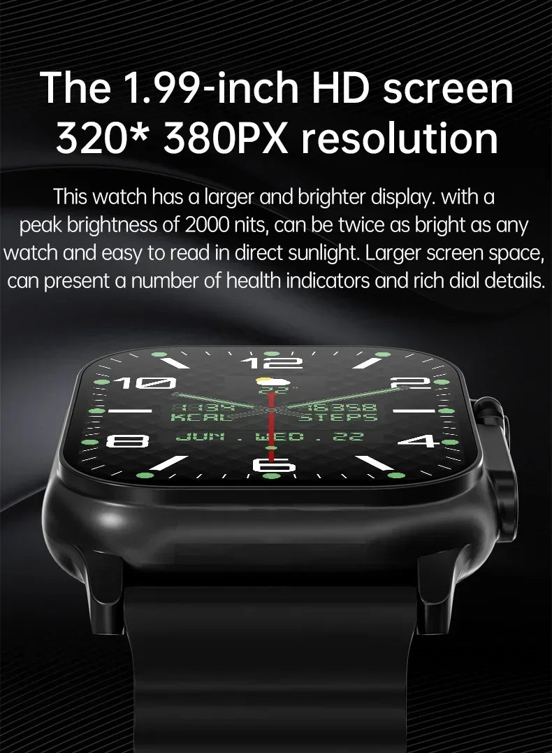 T10 Ultra 2 Smart Watch Gen 2 NFC 49mm Men Women GPS Track Bluetooth Call BT Music Games Wireless Charging Smartwatch